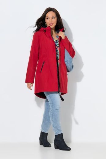 Moda za polnejše Jakna s kapuljačom vodootporna plus velikost, xxl, Ulla Popken in Johann Popken (JP1880)