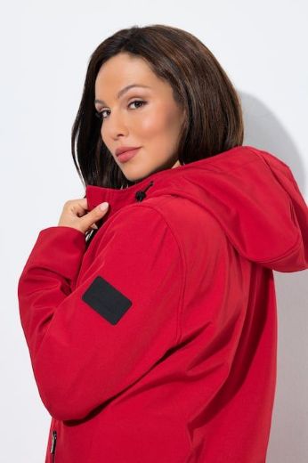 Moda za polnejše Jakna s kapuljačom vodootporna plus velikost, xxl, Ulla Popken in Johann Popken (JP1880)