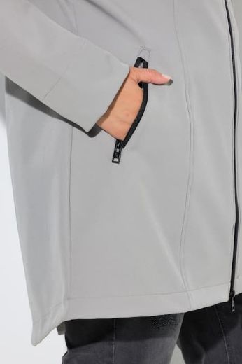 Moda za polnejše Jakna s kapuljačom vodootporna plus velikost, xxl, Ulla Popken in Johann Popken (JP1880)