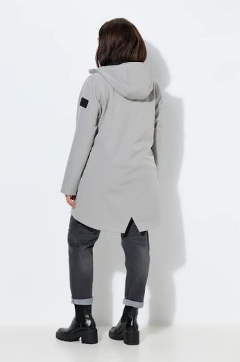 Moda za polnejše Jakna s kapuljačom vodootporna plus velikost, xxl, Ulla Popken in Johann Popken (JP1880)