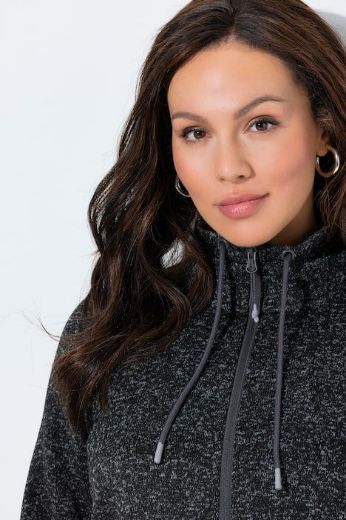 Moda za polnejše Jakna od flisa s patentnim zatvaračem plus velikost, xxl, Ulla Popken in Johann Popken (JP1880)