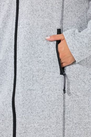 Moda za polnejše Jakna od flisa s patentnim zatvaračem plus velikost, xxl, Ulla Popken in Johann Popken (JP1880)