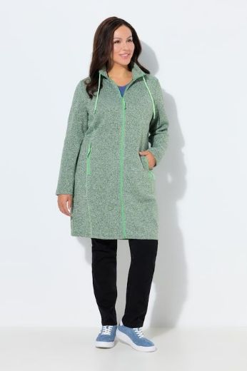 Moda za polnejše Jakna od flisa s patentnim zatvaračem plus velikost, xxl, Ulla Popken in Johann Popken (JP1880)