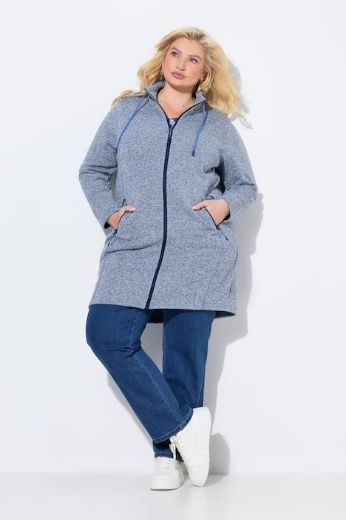 Moda za polnejše Jakna od flisa s patentnim zatvaračem plus velikost, xxl, Ulla Popken in Johann Popken (JP1880)