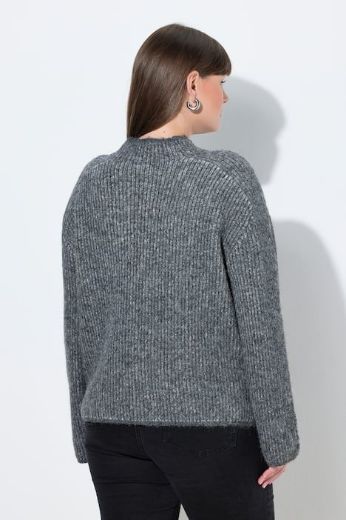 Moda za polnejše Pulover na pruge povišenog ovratnika plus velikost, xxl, Ulla Popken in Johann Popken (JP1880)