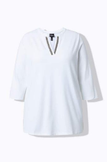 Moda za polnejše Majica 3/4 rukava A kroja plus velikost, xxl, Ulla Popken in Johann Popken (JP1880)