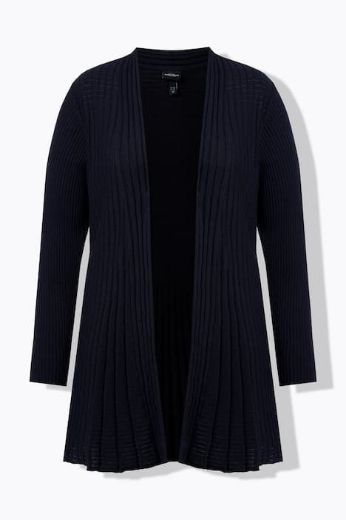 Moda za polnejše Kardigan dugih rukava A kroja plus velikost, xxl, Ulla Popken in Johann Popken (JP1880)