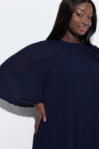 Moda za polnejše Haljina 3/4 rukava A kroja plus velikost, xxl, Ulla Popken in Johann Popken (JP1880)