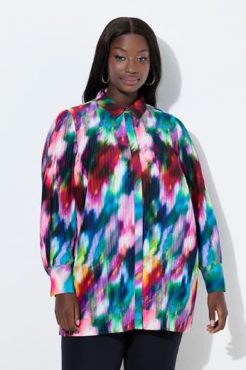 Moda za polnejše Bluza dugih rukava A kroja plus velikost, xxl, Ulla Popken in Johann Popken (JP1880)