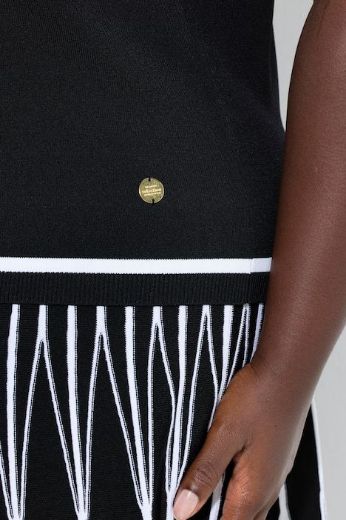 Moda za polnejše Pulover kratkih rukava V ovratnika plus velikost, xxl, Ulla Popken in Johann Popken (JP1880)