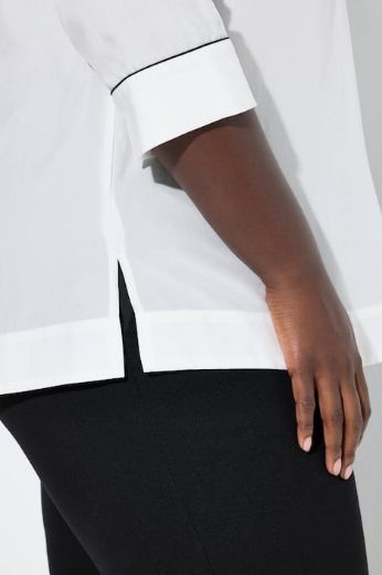 Moda za polnejše Bluza 3/4 rukava A kroja plus velikost, xxl, Ulla Popken in Johann Popken (JP1880)