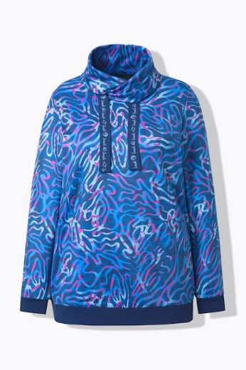 Moda za polnejše Majica dugih rukava povišenog ovratnika plus velikost, xxl, Ulla Popken in Johann Popken (JP1880)