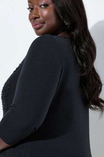 Moda za polnejše Majica 3/4 rukava plus velikost, xxl, Ulla Popken in Johann Popken (JP1880)