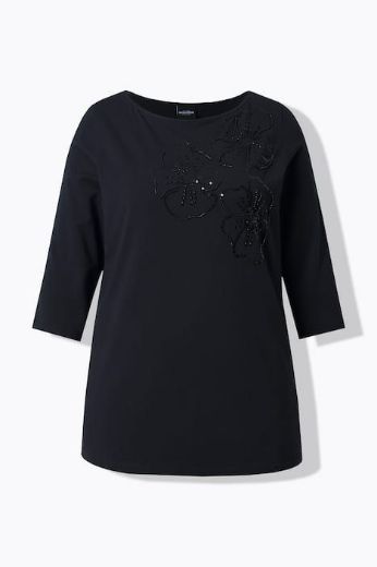 Moda za polnejše Majica 3/4 rukava plus velikost, xxl, Ulla Popken in Johann Popken (JP1880)