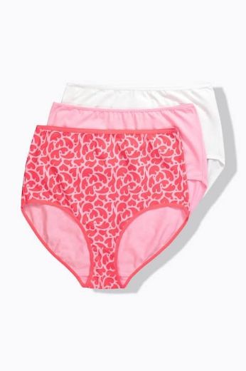 Moda za polnejše Gaćice maxi 3 komada plus velikost, xxl, Ulla Popken in Johann Popken (JP1880)