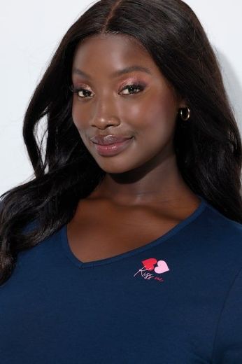 Moda za polnejše Pidžama kratkih rukava i dugih nogavica plus velikost, xxl, Ulla Popken in Johann Popken (JP1880)