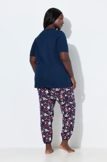 Moda za polnejše Pidžama kratkih rukava i dugih nogavica plus velikost, xxl, Ulla Popken in Johann Popken (JP1880)