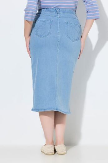 Moda za polnejše Suknja od trapera plus velikost, xxl, Ulla Popken in Johann Popken (JP1880)