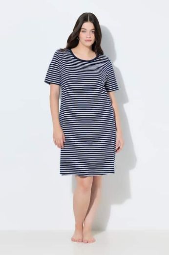 Moda za polnejše Spavaćica kratkih rukava plus velikost, xxl, Ulla Popken in Johann Popken (JP1880)