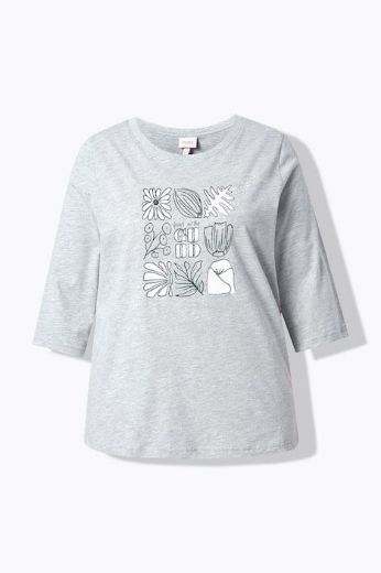 Moda za polnejše Majica 3/4 rukava plus velikost, xxl, Ulla Popken in Johann Popken (JP1880)