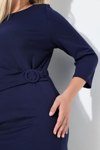 Moda za polnejše Haljina midi 3/4 rukava plus velikost, xxl, Ulla Popken in Johann Popken (JP1880)