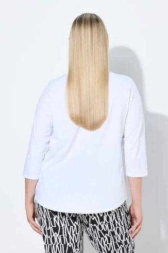 Moda za polnejše Bluza 3/4 rukava A kroja plus velikost, xxl, Ulla Popken in Johann Popken (JP1880)