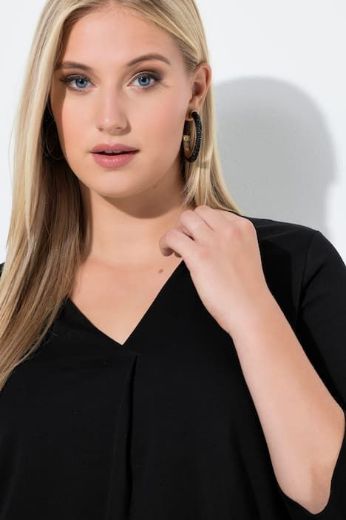 Moda za polnejše Bluza 3/4 rukava A kroja plus velikost, xxl, Ulla Popken in Johann Popken (JP1880)