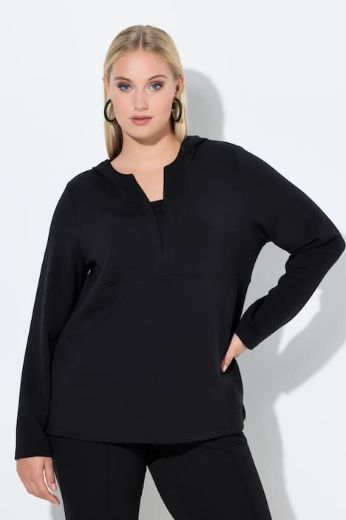 Moda za polnejše Majica dugih rukava s kapuljačom plus velikost, xxl, Ulla Popken in Johann Popken (JP1880)