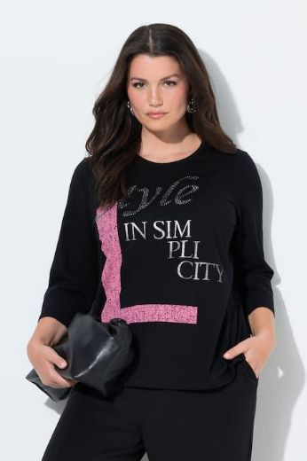 Moda za polnejše Majica 3/4 rukava okruglog ovratnika plus velikost, xxl, Ulla Popken in Johann Popken (JP1880)