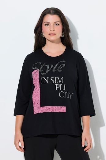 Moda za polnejše Majica 3/4 rukava okruglog ovratnika plus velikost, xxl, Ulla Popken in Johann Popken (JP1880)