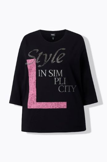 Moda za polnejše Majica 3/4 rukava okruglog ovratnika plus velikost, xxl, Ulla Popken in Johann Popken (JP1880)