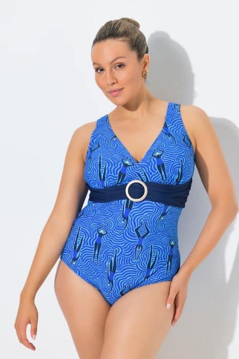 Moda za polnejše Kupaći kostim jednodijelni plus velikost, xxl, Ulla Popken in Johann Popken (JP1880)