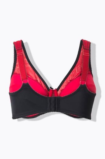 Moda za polnejše Grudnjak s žicom širokih naramenica plus velikost, xxl, Ulla Popken in Johann Popken (JP1880)