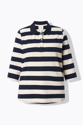 Moda za polnejše Majica Polo 3/4 rukava plus velikost, xxl, Ulla Popken in Johann Popken (JP1880)