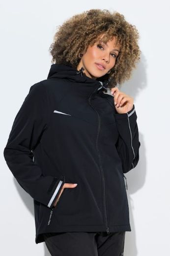 Moda za polnejše Jakna s patentnim zatvaračem i kapuljačom plus velikost, xxl, Ulla Popken in Johann Popken (JP1880)