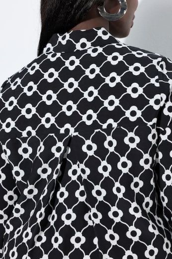 Moda za polnejše Haljina midi 3/4 rukava A kroja plus velikost, xxl, Ulla Popken in Johann Popken (JP1880)