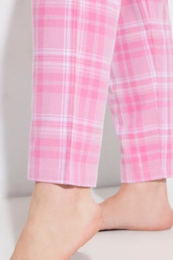 Moda za polnejše Pidžama dugih kariranih nogavica plus velikost, xxl, Ulla Popken in Johann Popken (JP1880)