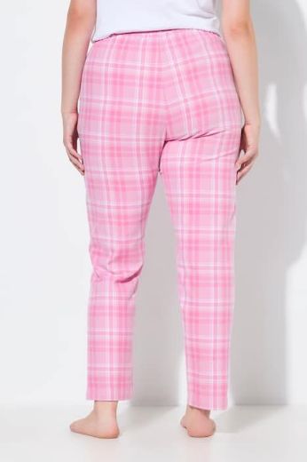 Moda za polnejše Pidžama dugih kariranih nogavica plus velikost, xxl, Ulla Popken in Johann Popken (JP1880)