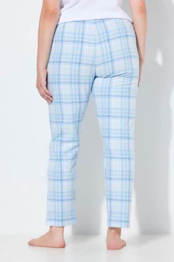 Moda za polnejše Pidžama dugih kariranih nogavica plus velikost, xxl, Ulla Popken in Johann Popken (JP1880)