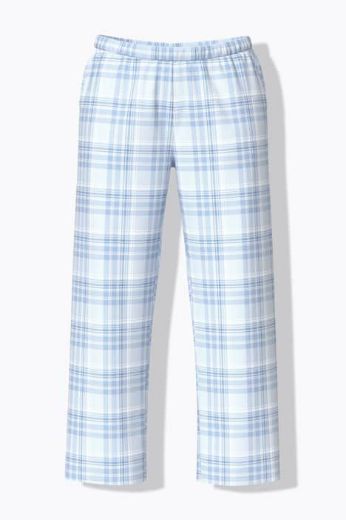 Moda za polnejše Pidžama dugih kariranih nogavica plus velikost, xxl, Ulla Popken in Johann Popken (JP1880)