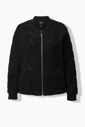 Moda za polnejše Majica dugih rukava s patentnim zatvaračem plus velikost, xxl, Ulla Popken in Johann Popken (JP1880)