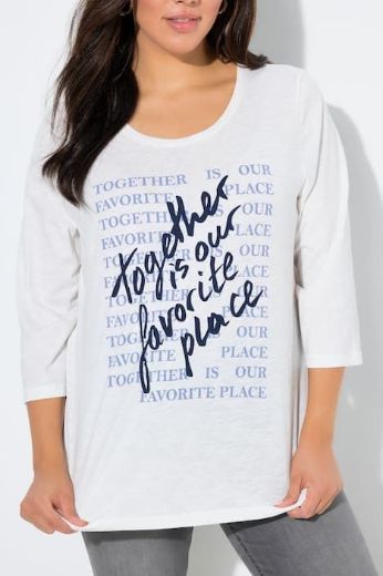 Moda za polnejše Majica 3/4 rukava plus velikost, xxl, Ulla Popken in Johann Popken (JP1880)