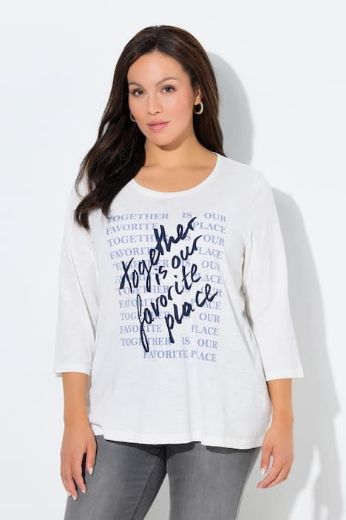 Moda za polnejše Majica 3/4 rukava plus velikost, xxl, Ulla Popken in Johann Popken (JP1880)