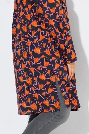 Moda za polnejše Bluza dugih rukava A kroja plus velikost, xxl, Ulla Popken in Johann Popken (JP1880)