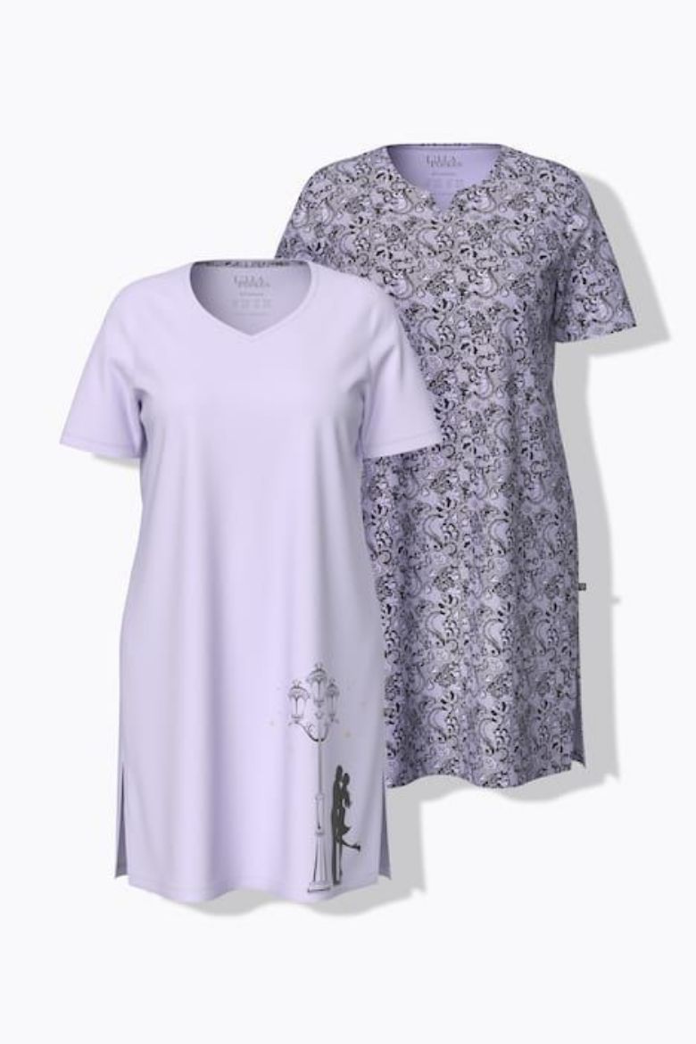 Moda za polnejše Spavaćica kratkih rukava 2 komada plus velikost, xxl, Ulla Popken in Johann Popken (JP1880)
