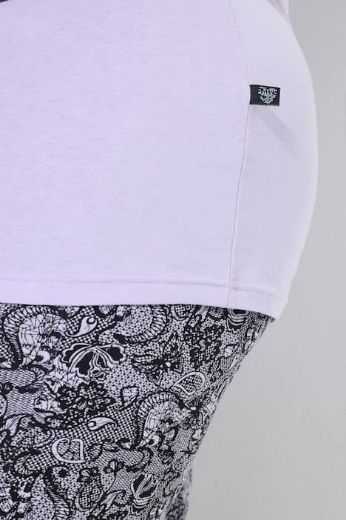 Moda za polnejše Pidžama kratkih rukava i dugih nogavica plus velikost, xxl, Ulla Popken in Johann Popken (JP1880)