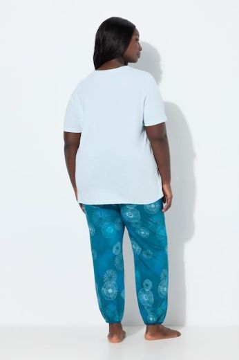 Moda za polnejše Pidžama kratkih rukava i dugih nogavica plus velikost, xxl, Ulla Popken in Johann Popken (JP1880)