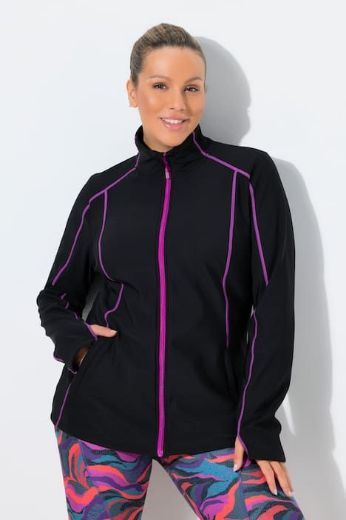 Moda za polnejše Jakna funkcionalna s patentnim zatvaračem plus velikost, xxl, Ulla Popken in Johann Popken (JP1880)