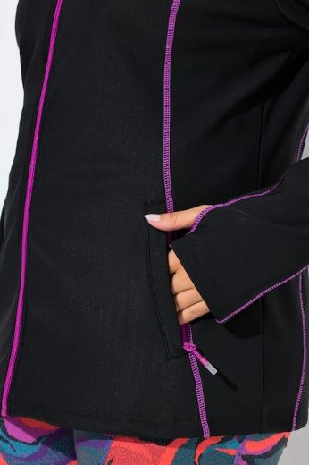 Moda za polnejše Jakna funkcionalna s patentnim zatvaračem plus velikost, xxl, Ulla Popken in Johann Popken (JP1880)