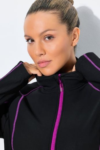 Moda za polnejše Jakna funkcionalna s patentnim zatvaračem plus velikost, xxl, Ulla Popken in Johann Popken (JP1880)